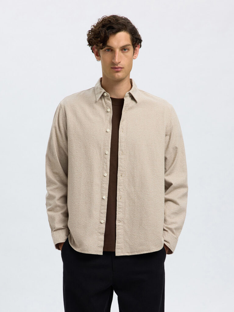SELECTED HOMME - SLHREGNOAH BRUSHED TWIST SHIRT