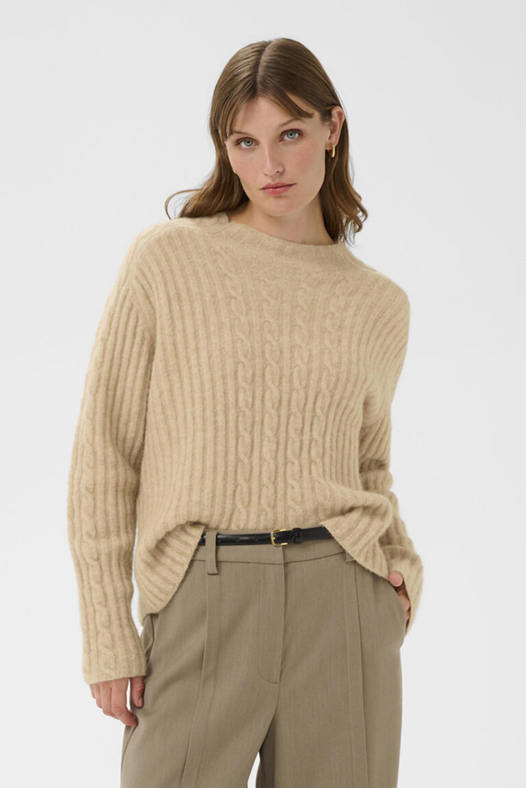 SOAKED IN LUXURY - SL ANINA CABLE PULLOVER