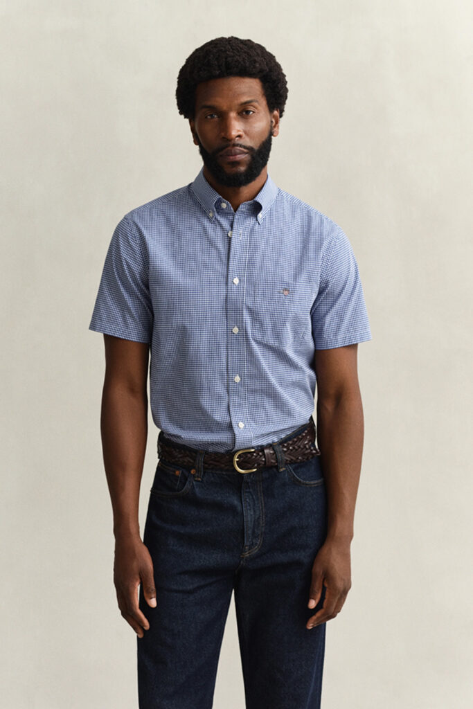 GANT - REG CLASSIC POPLIN GINGH SS