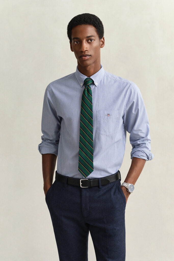 GANT - REG CLASSIC POPLIN BANKER SKJORTE