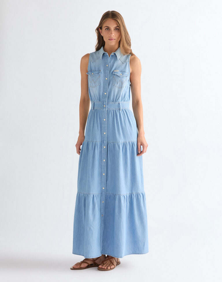 WRANGLER - TIERED MAXI DRESS KAIA