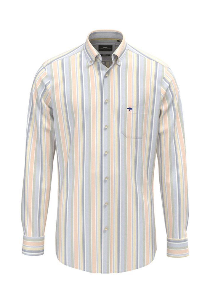 Fynch-Hatton - WASHED OXFORD STRIPES SHIRT
