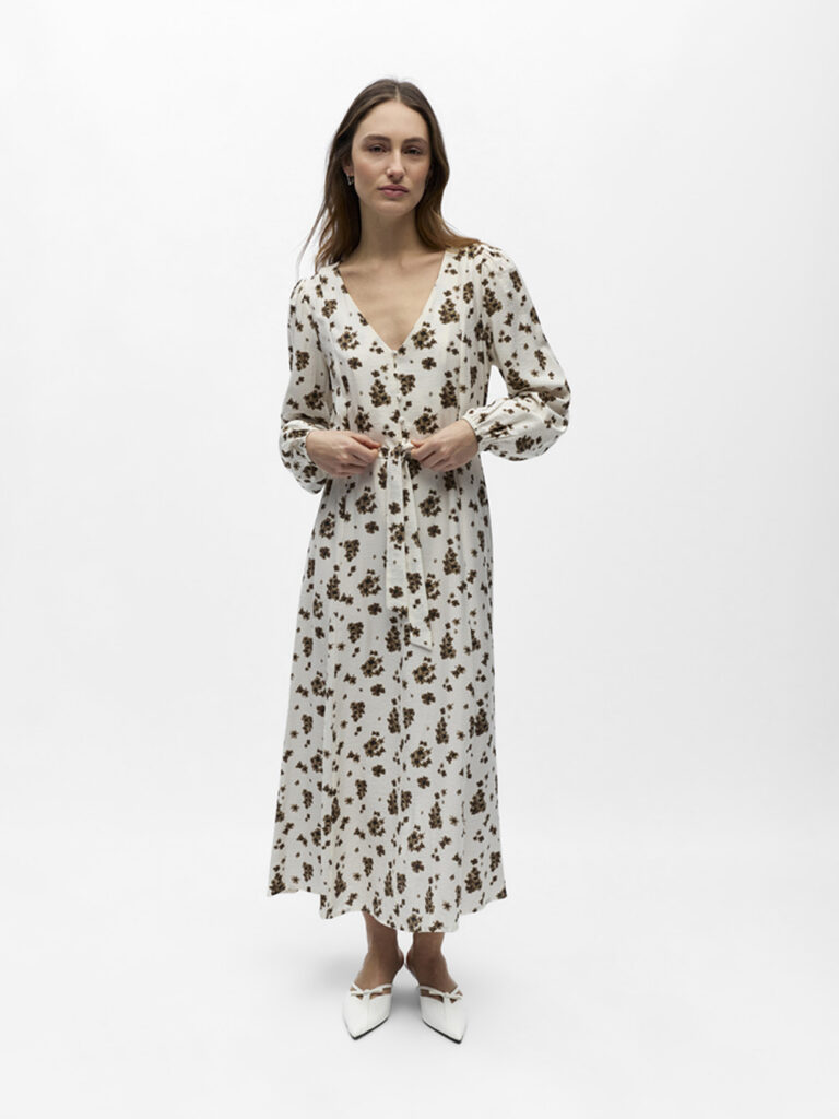 OBJECT - OBJ KRISTI 3/4 RE LONG SHIRT DRESS