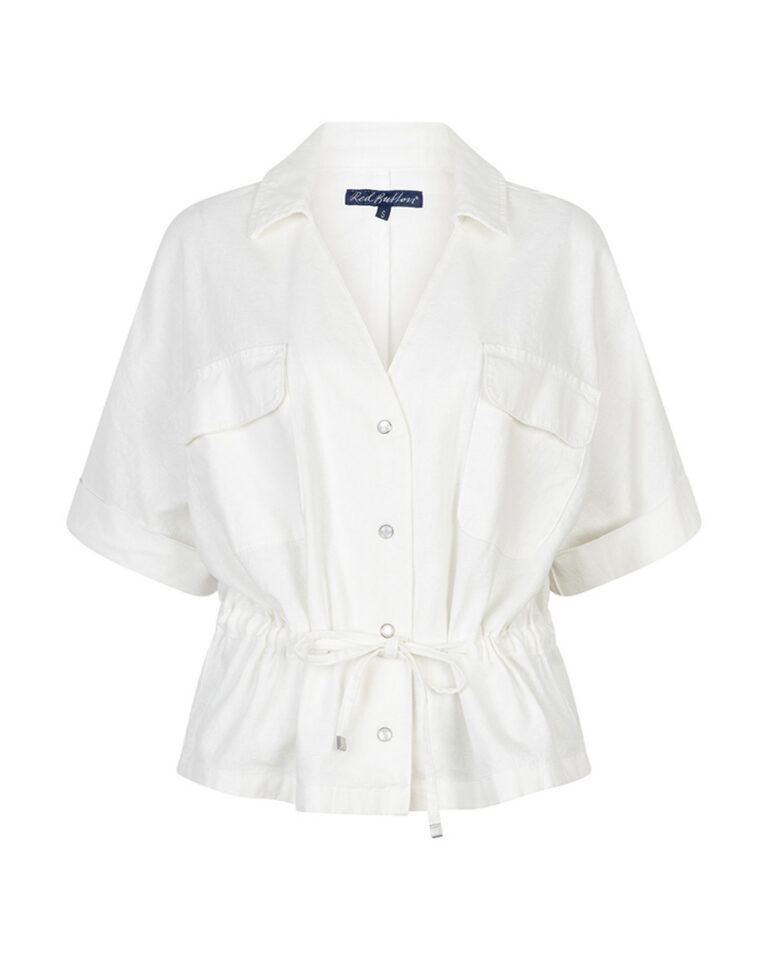 RED BUTTON - DREW LINEN JACKET