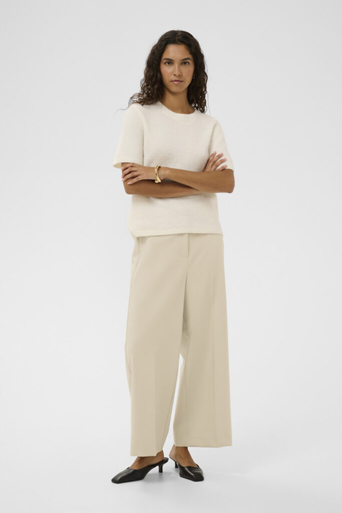 SOAKED IN LUXURY - SL CORINNE WIDE CROPPED PANTS