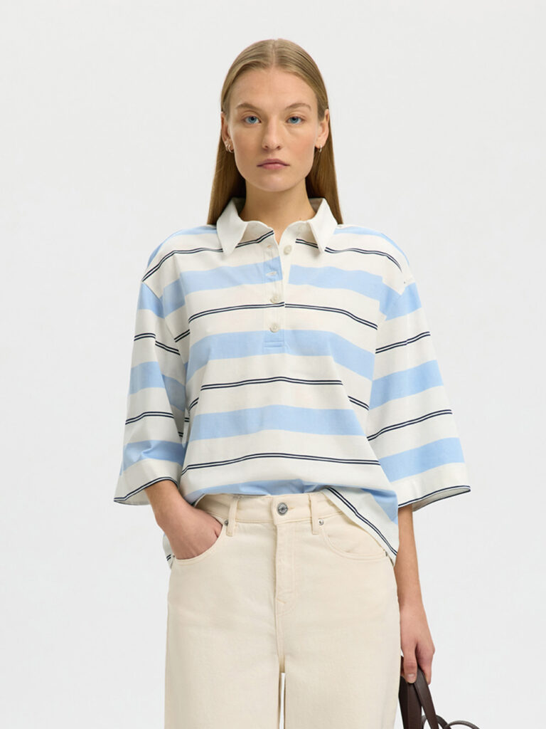 SELECTED FEMME - SLF RELAXED MELLIE 2/4 POLO