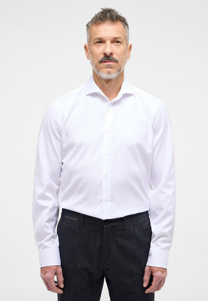 ETERNA - HVIT SKJORTE MODERN FIT