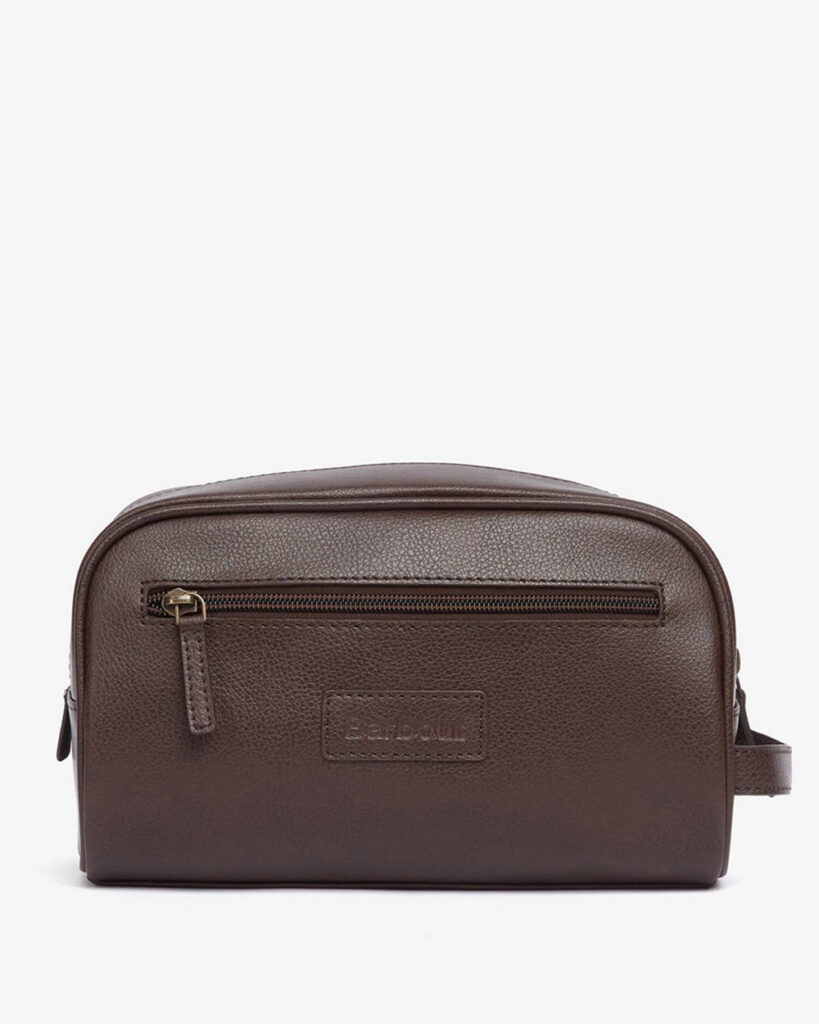 BARBOUR - BARBOUR LETHER WASHBAG