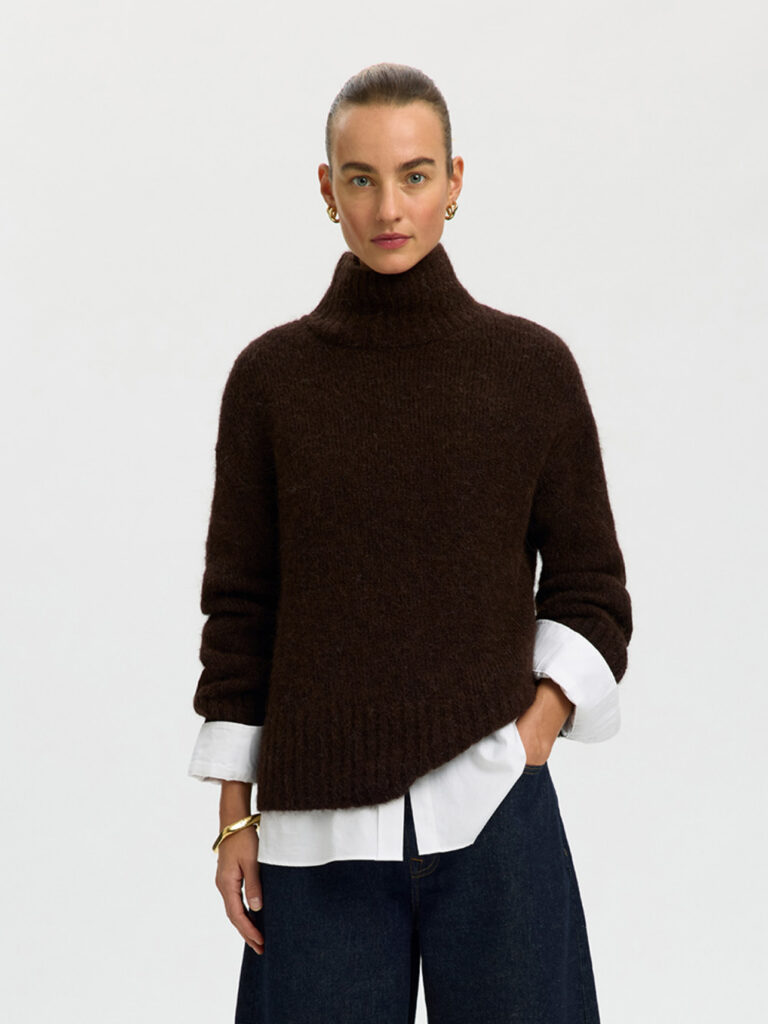 SELECTED FEMME - SLF GABRIELLA LS KNIT HIGH NECK