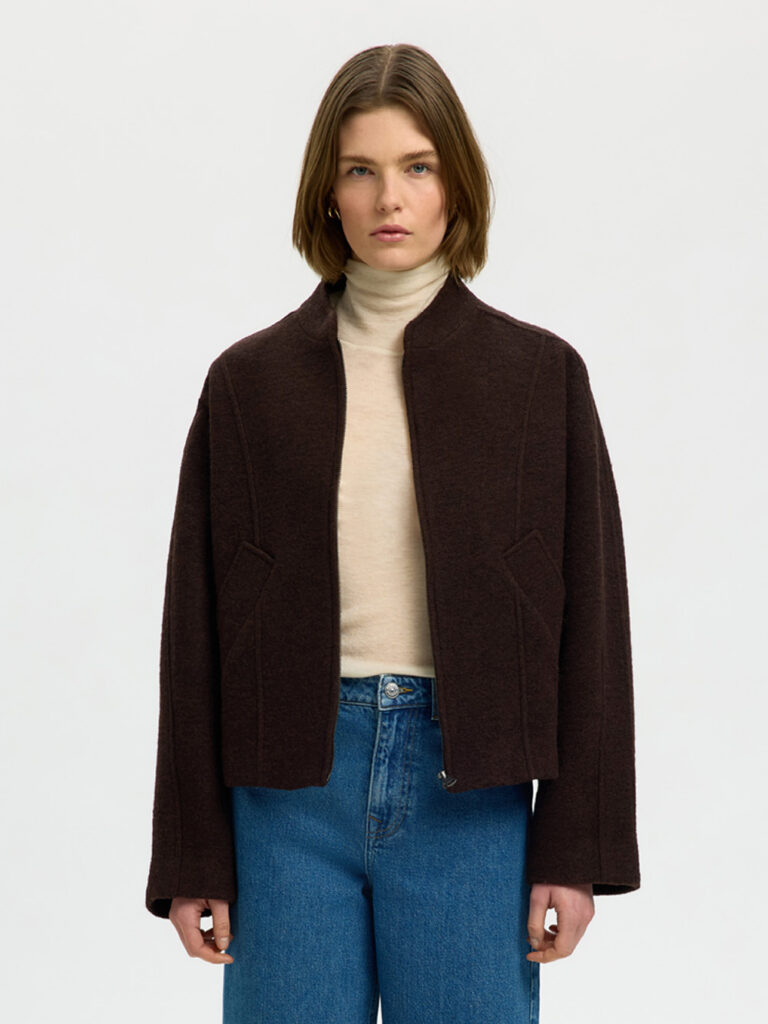 SELECTED FEMME - SLW JACQUELINE WOOL BLEND JACKET
