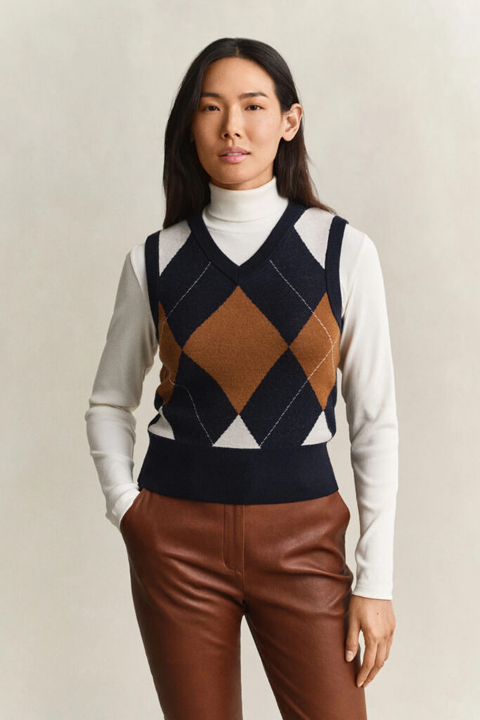 GANT - ARGYLE VEST