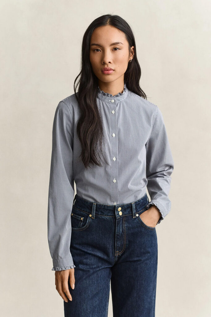 GANT - CLASSIC FRILL BLOUSE