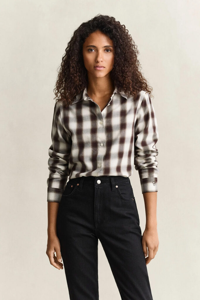 GANT - REG CHECKED FLANNEL SHIRT