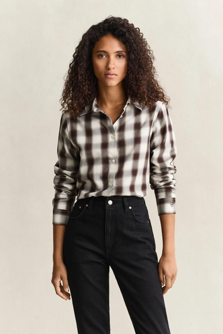 GANT - REG CHECKED FLANNEL SHIRT
