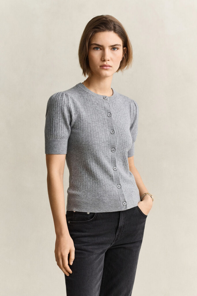 GANT - CABLE CARDIGAN