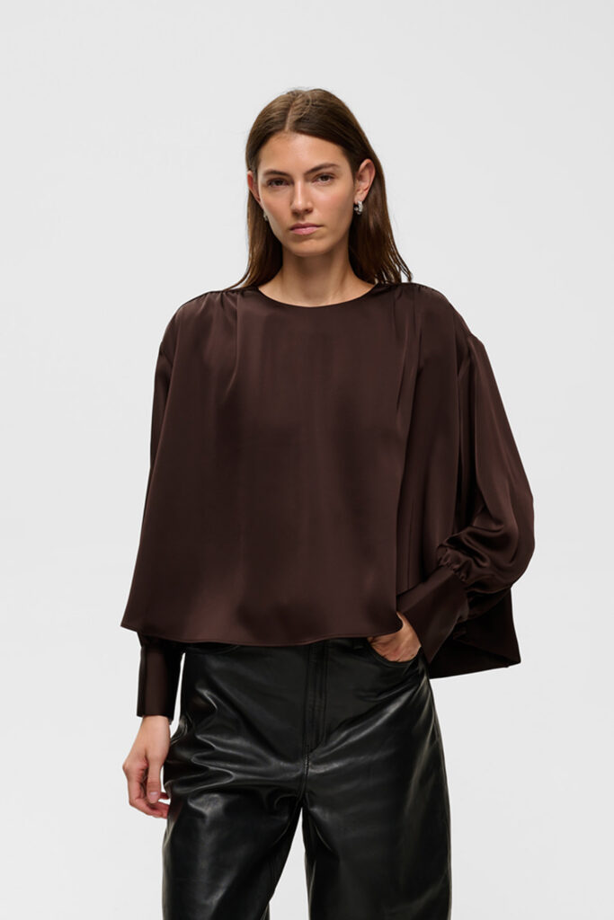 IN WEAR - OLIVE IW DAWN BLOUSE