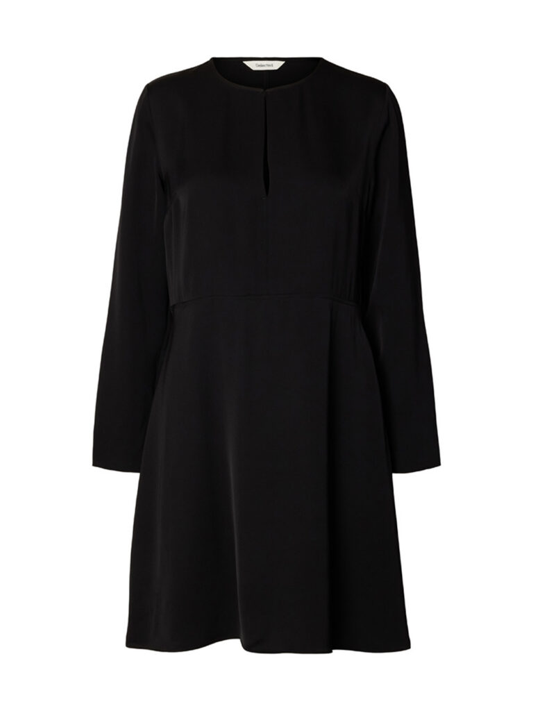 SELECTED FEMME - SLW LAURINA LS SLIM SHORT DRESS