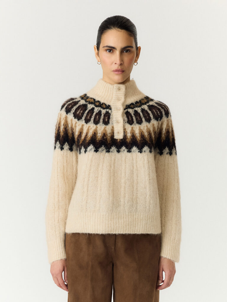 Y.A.S - YAS DOMINA WOOL BLEND PULLOVER
