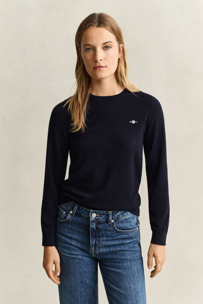 GANT - WOOL COTTON C-NECK