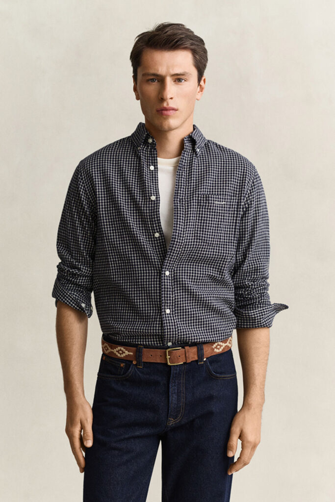 GANT - REG WINDBLOWN FLANNEL CHECK